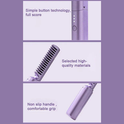 Portable Hair Straightener Comb