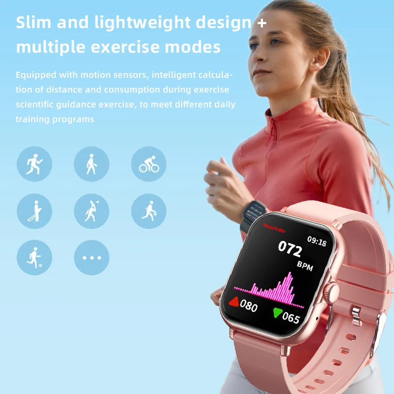 A58 Smart Watch 5 in 1 with Jewelry Set