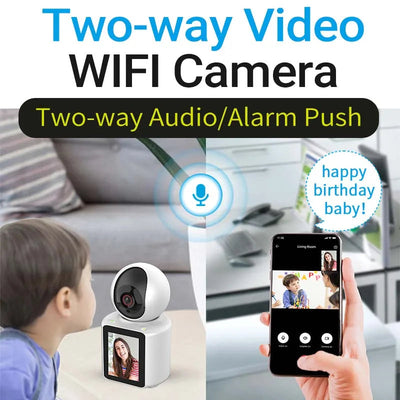 1080P HD Video Calling WiFi Camera With Screen