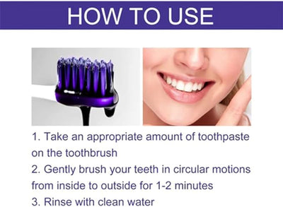 BRIGHTEN YOUR SMILE - Purple Whitening Toothpaste