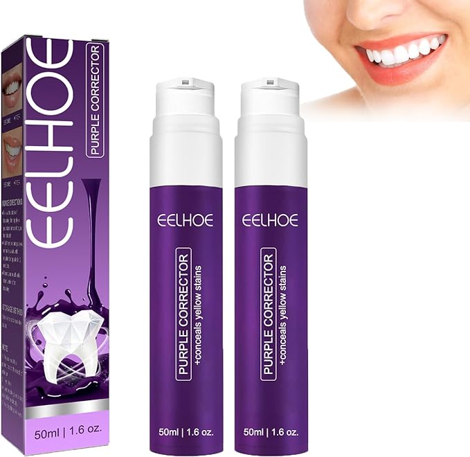 BRIGHTEN YOUR SMILE - Purple Whitening Toothpaste