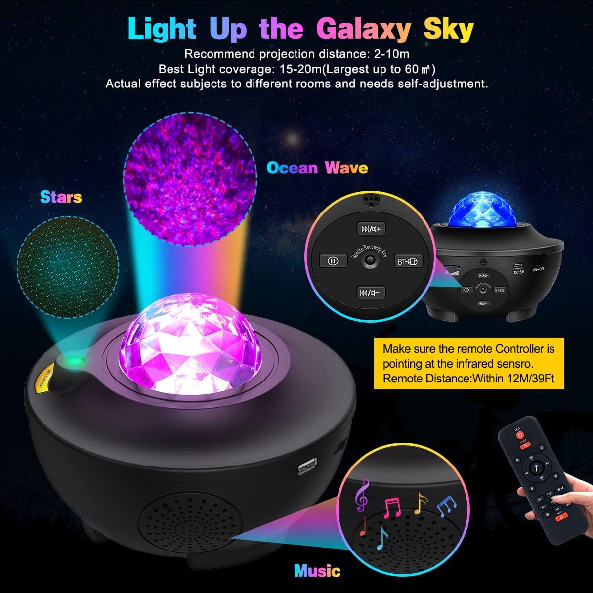 GALAXY OCEAN LIGHT PROJECTOR