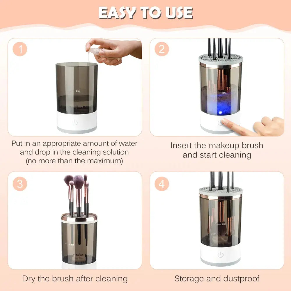 Rechargeable Makeup Brush Electric Cleaner