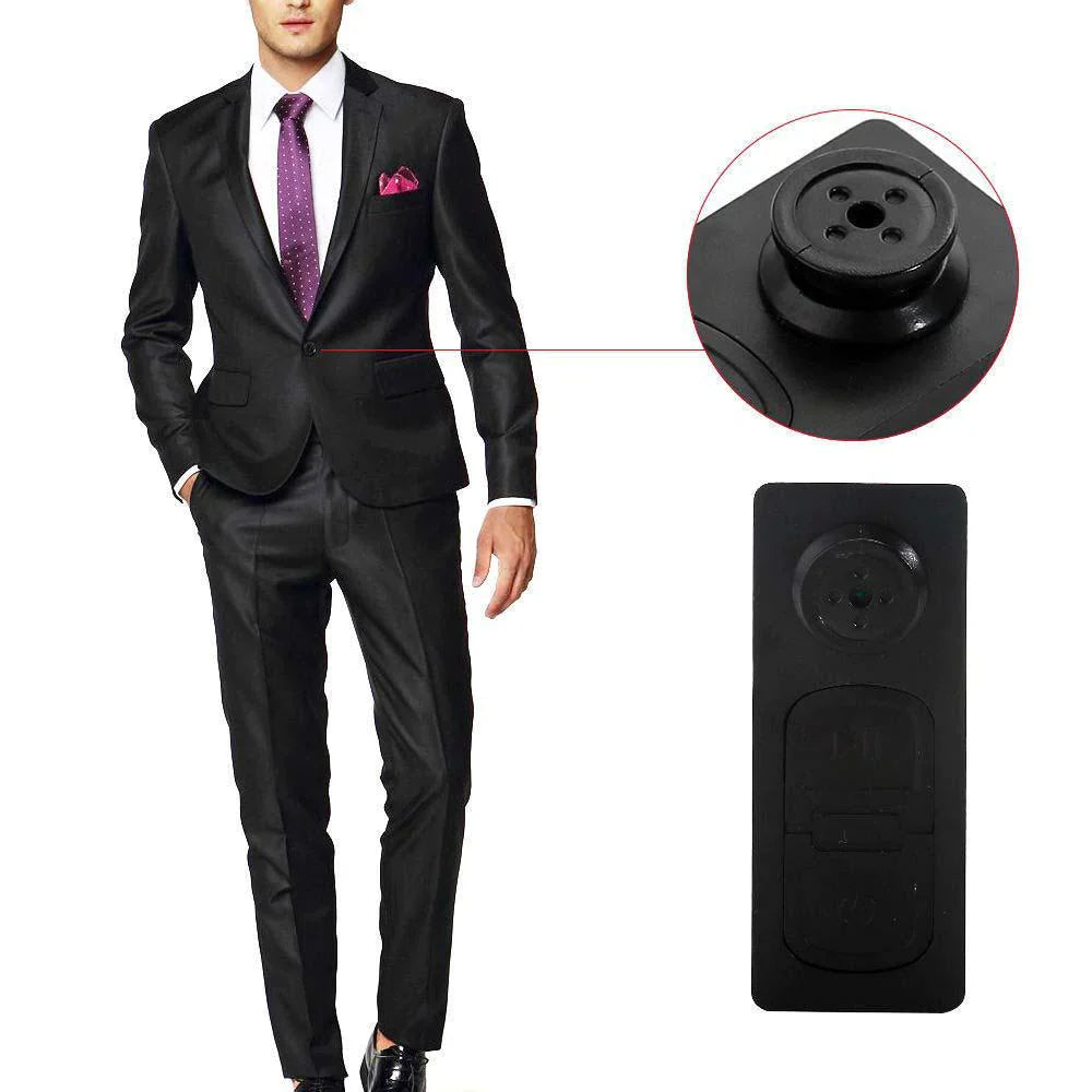 Shirt Button Mini Camera